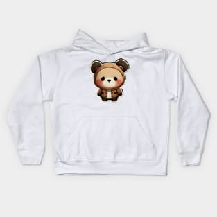 Cute Panda Bear Cartoon Adorable Kawaii Animal Kids Hoodie